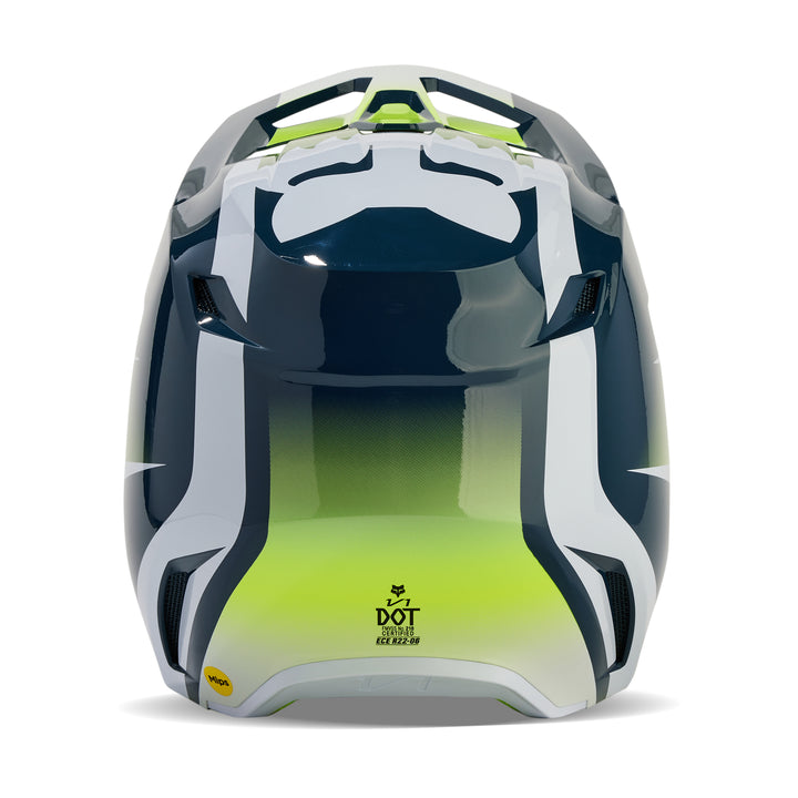 2024 Fox V1 Flora Blue Motocross Helmet