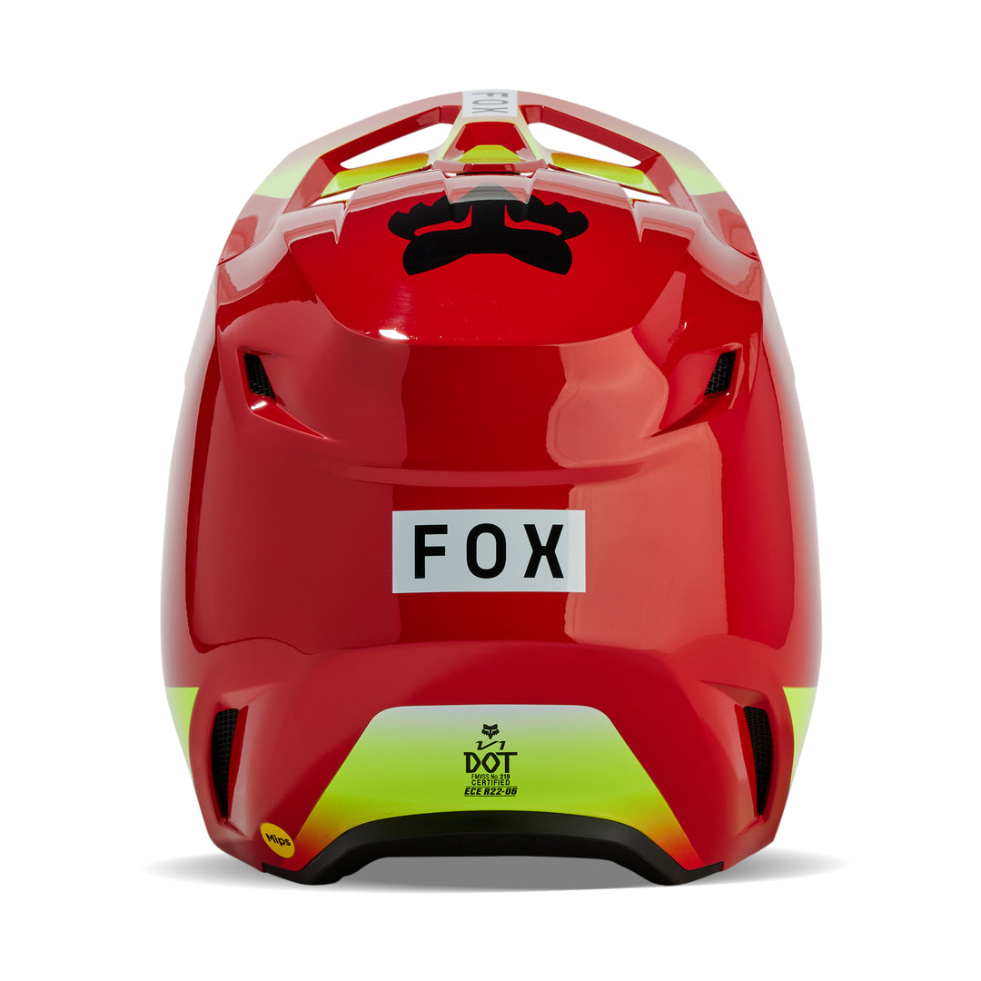 2024 Fox V1 Ballast Red Motocross Helmet