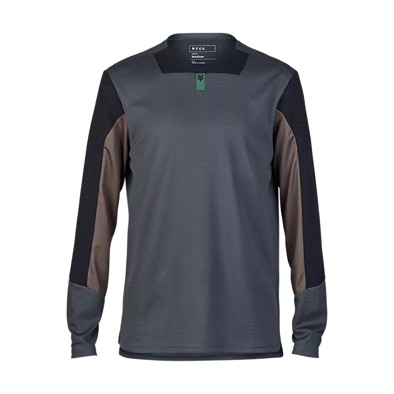 Fox Defend Long Sleeve MTB Jersey Graphite Grey