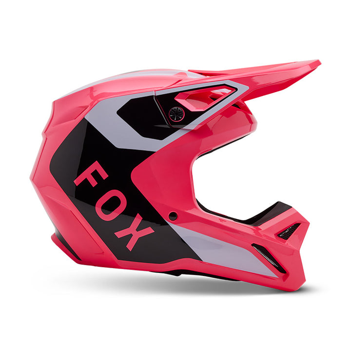 2025 Fox V1 Lean Pink Motocross Helmet