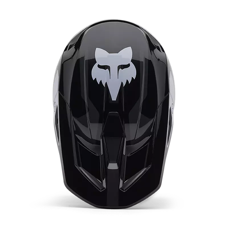 2025 Fox Youth V1 Lean Black White Helmet