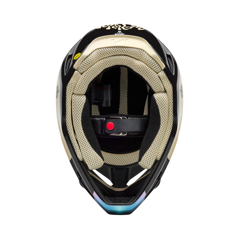2025 Spring Fox V1 Hello Future Black Motocross Helmet