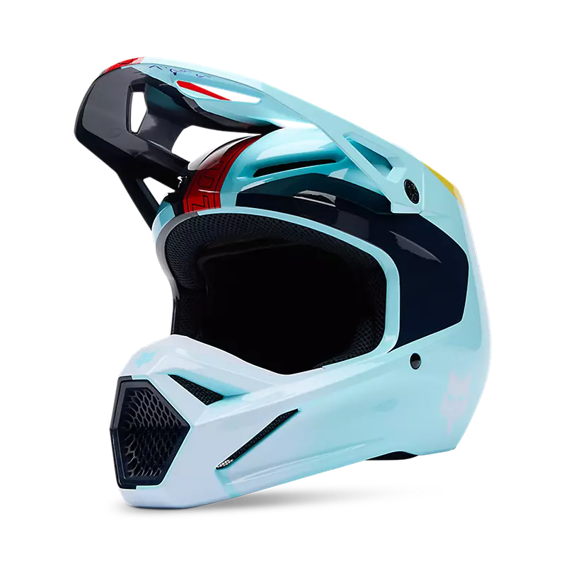 2025 Fox Youth V1 Elevated Helmet Blue