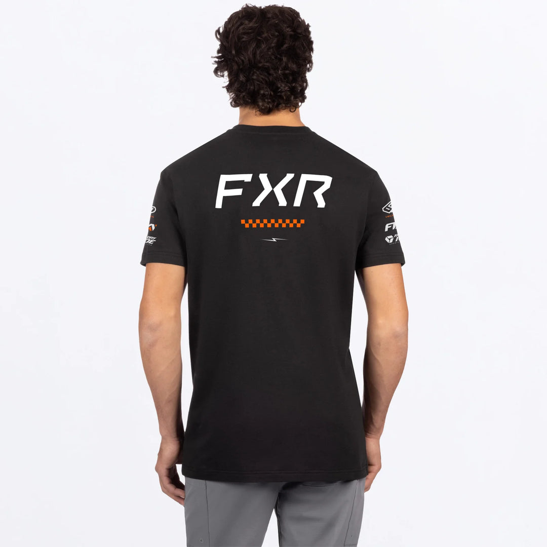 FXR Mens Stack Premium Tshirt Black