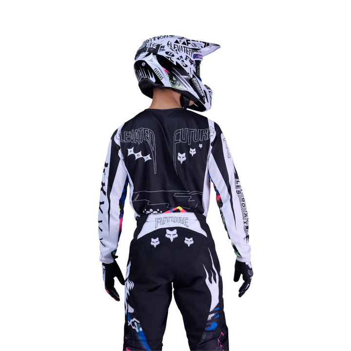 2026 Fox 180 Image Cosmo Black White MX Kit Combo