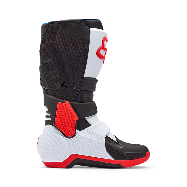 Fox Motion MX Boots White Red Black