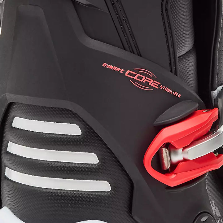 Fox Motion MX Boots White Red Black