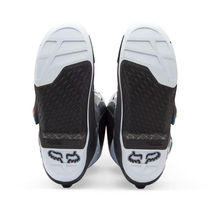 Fox Motion MX Boots Black Grey White