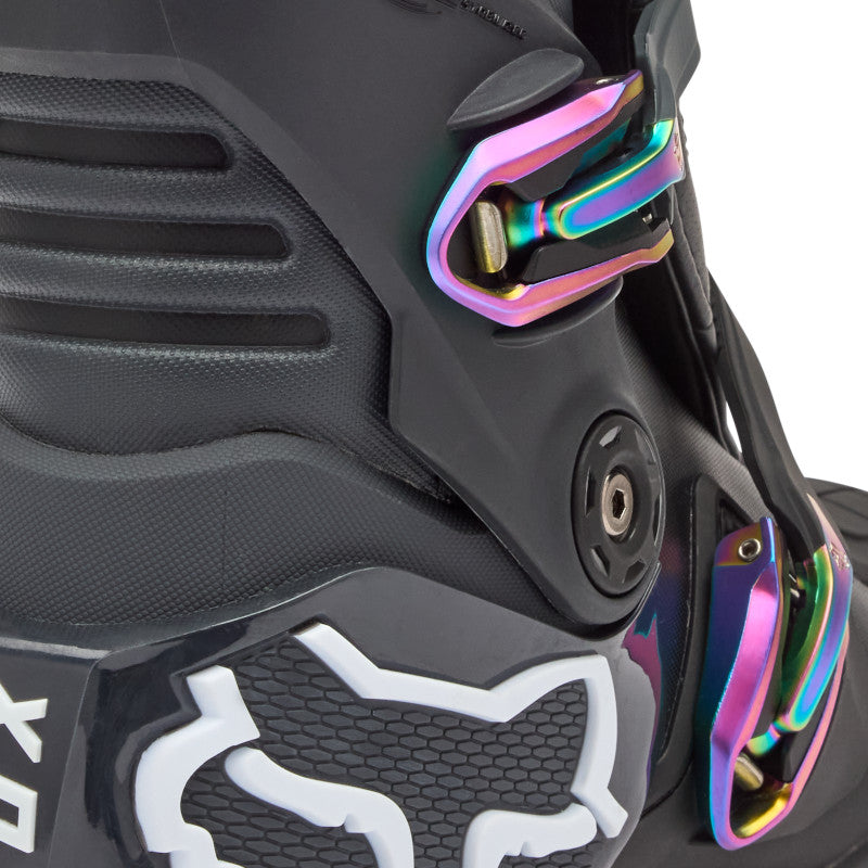 Fox Motion MX Boots Black Grey White