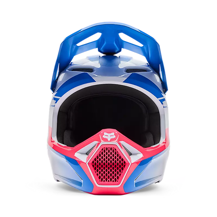 2026 Fox Youth V1 Collect Helmet Pink Blue