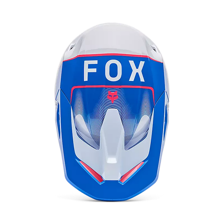 2026 Fox Youth V1 Collect Helmet Pink Blue