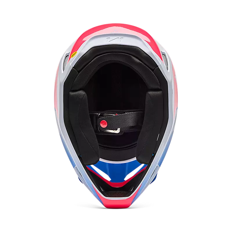 2026 Fox Youth V1 Collect Helmet Pink Blue