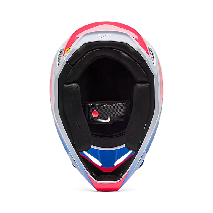 2026 Fox Youth V1 Collect Helmet Pink Blue