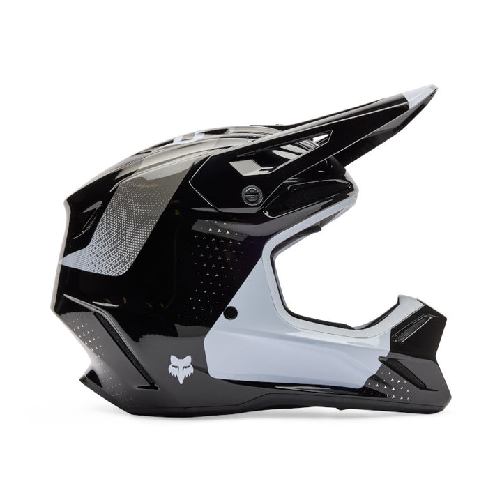 2026 Fox V3 Tine Black Motocross Helmet