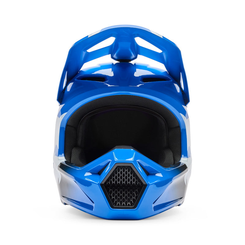 2026 Fox V1 Shield Blue Motocross Helmet