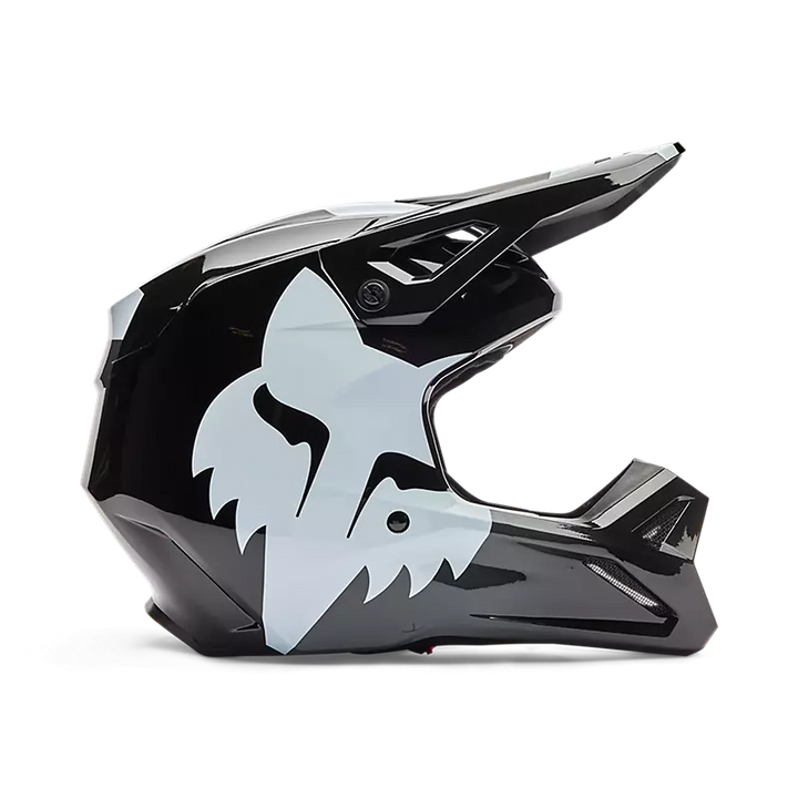 2026 Fox Youth V1 Shield Helmet Black