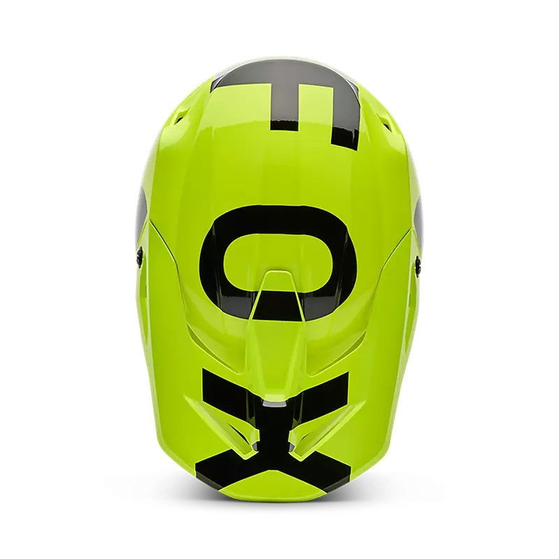 2026 Fox Youth V1 Shield Helmet Yellow