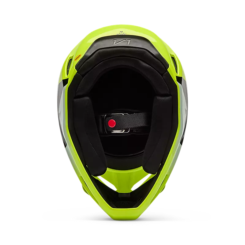 2026 Fox Youth V1 Shield Helmet Yellow