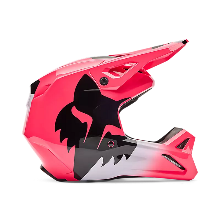 2026 Fox Youth V1 Shield Helmet Pink
