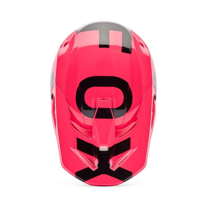 2026 Fox V1 Shield Pink Motocross Helmet