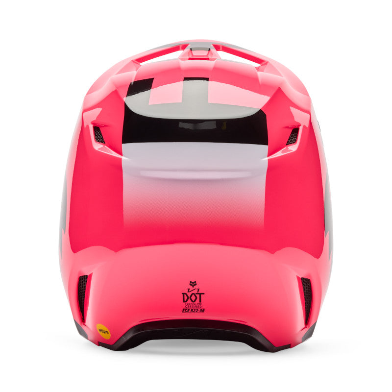 2026 Fox V1 Shield Pink Motocross Helmet