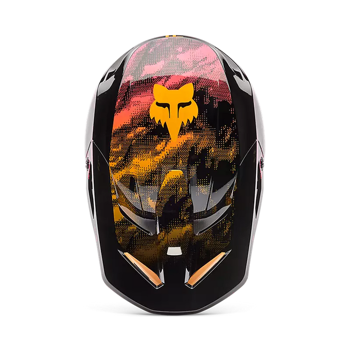 2026 Fox Youth V1 Kairos Helmet Orange