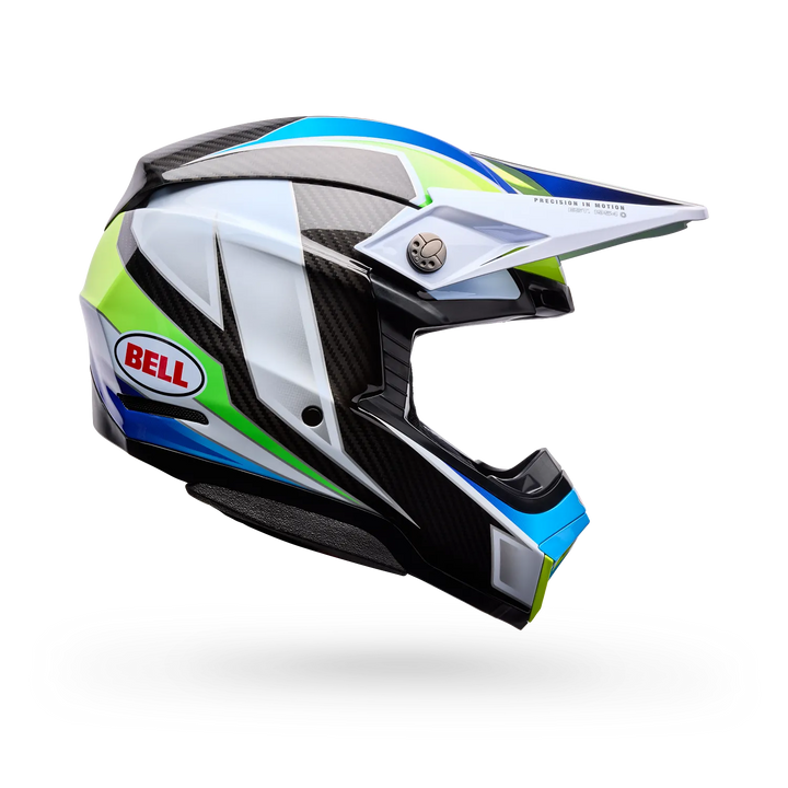 Bell Moto-10 Spherical MX Helmet Grid White Blue