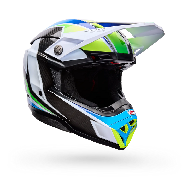 Bell Moto-10 Spherical MX Helmet Grid White Blue