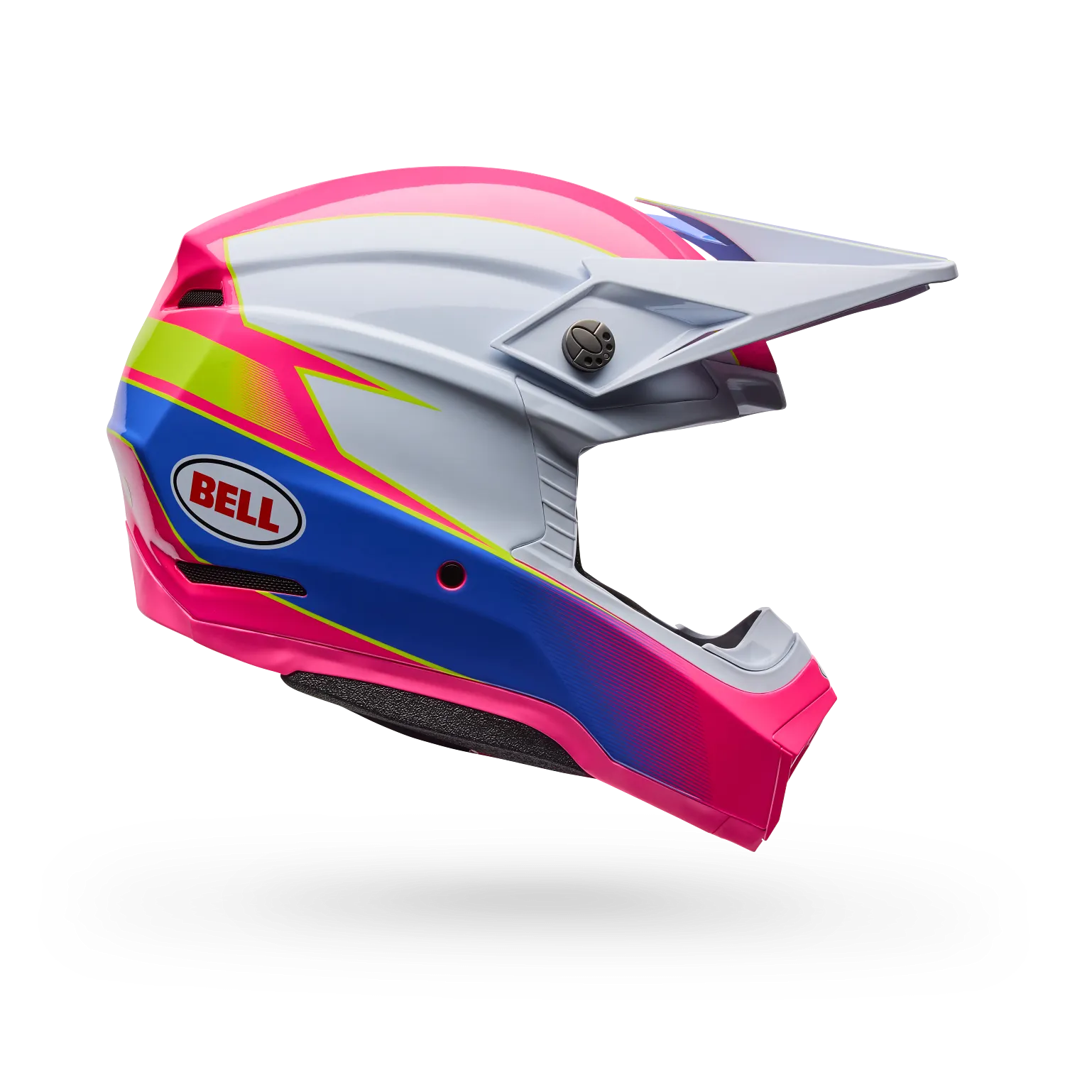 Bell Moto-10 MIPS Falcon MX Helmet White Pink
