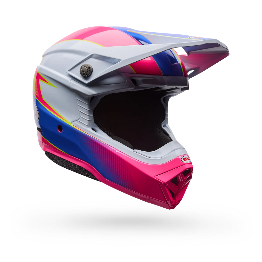Bell Moto-10 Mips Falcon MX Helmet White Pink