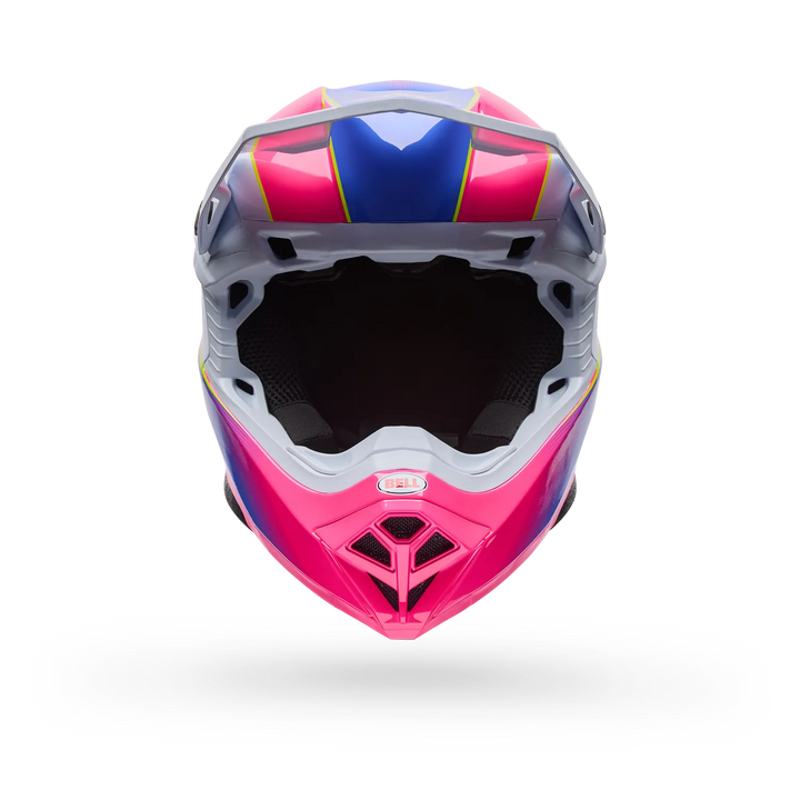 Bell Moto-10 Mips Falcon MX Helmet White Pink