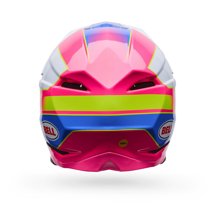 Bell Moto-10 Mips Falcon MX Helmet White Pink