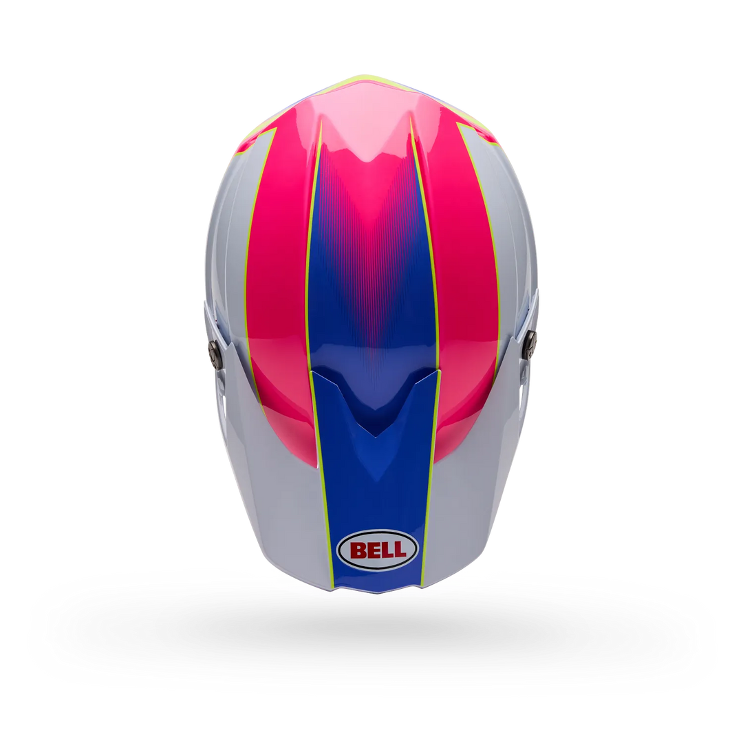 Bell Moto-10 Mips Falcon MX Helmet White Pink