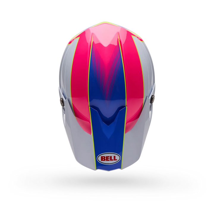 Bell Moto-10 Mips Falcon MX Helmet White Pink