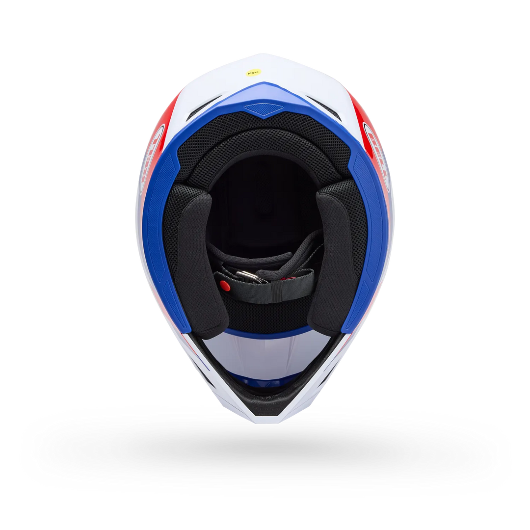 Bell MX-10 Mips Dyno Motocross Helmet Blue Red White