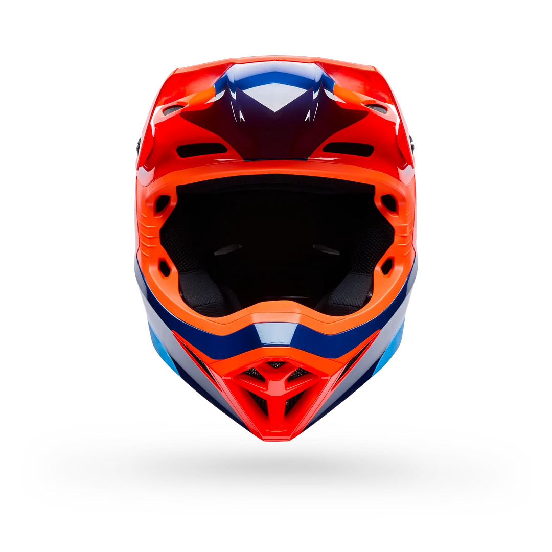 Bell MX-10 Mips Wave Motocross Helmet Orange Blue