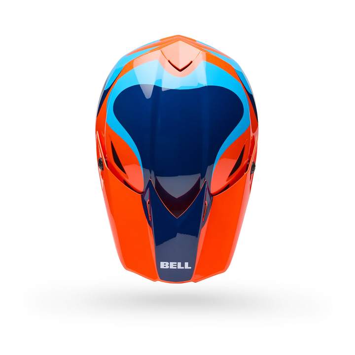 Bell MX-10 Mips Wave Motocross Helmet Orange Blue