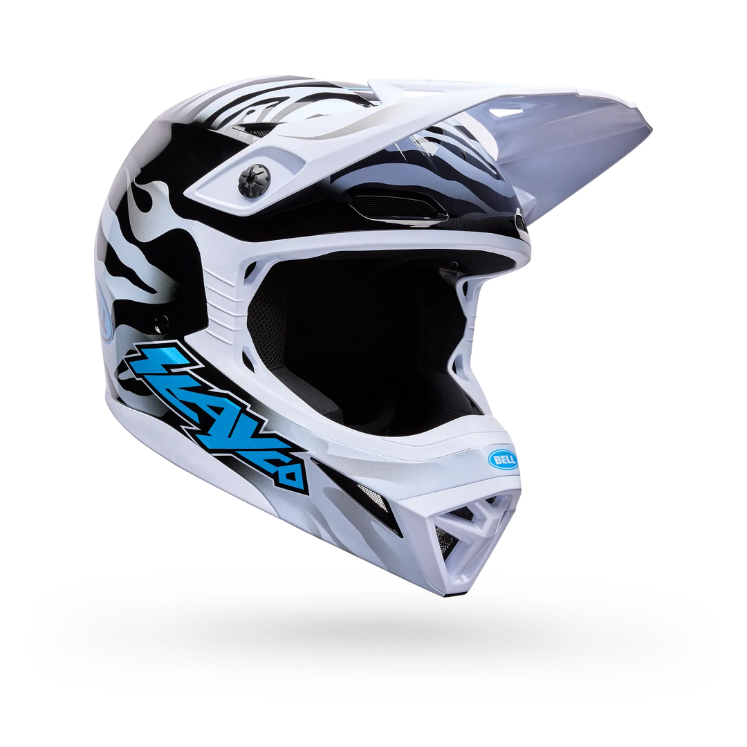 Bell MX-10 Mips Slayco Motocross Helmet White Blue