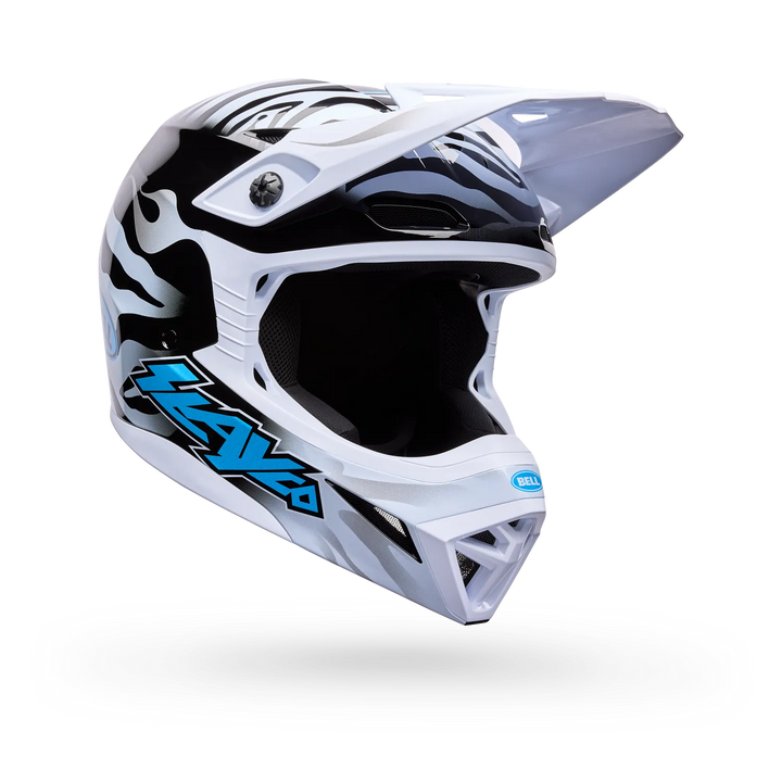 Bell MX-10 Mips Slayco Motocross Helmet White Blue