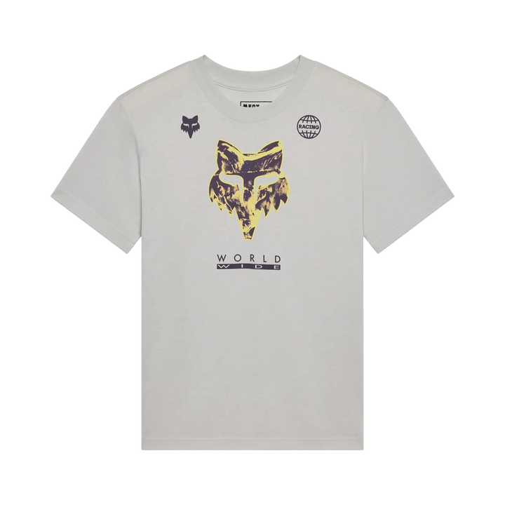 Fox Ladies Image Print Tee Grey