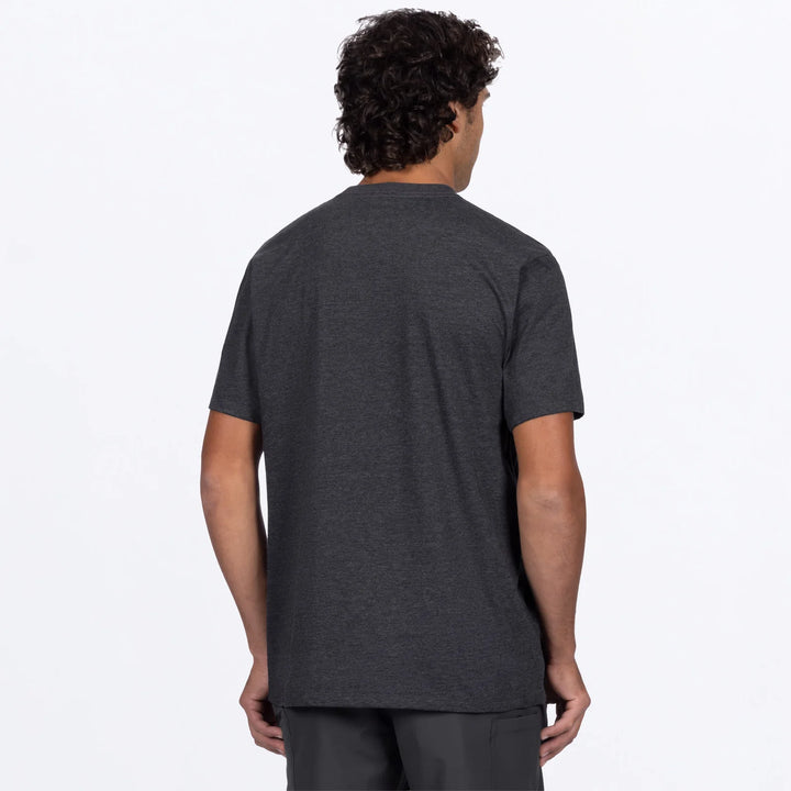 FXR Mens Race Division Premium Tshirt Grey Red