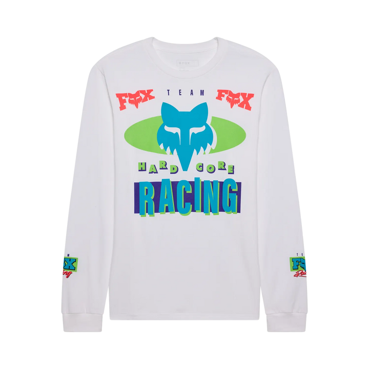 Fox Hardcore 195 Original Long Sleeve Tee White