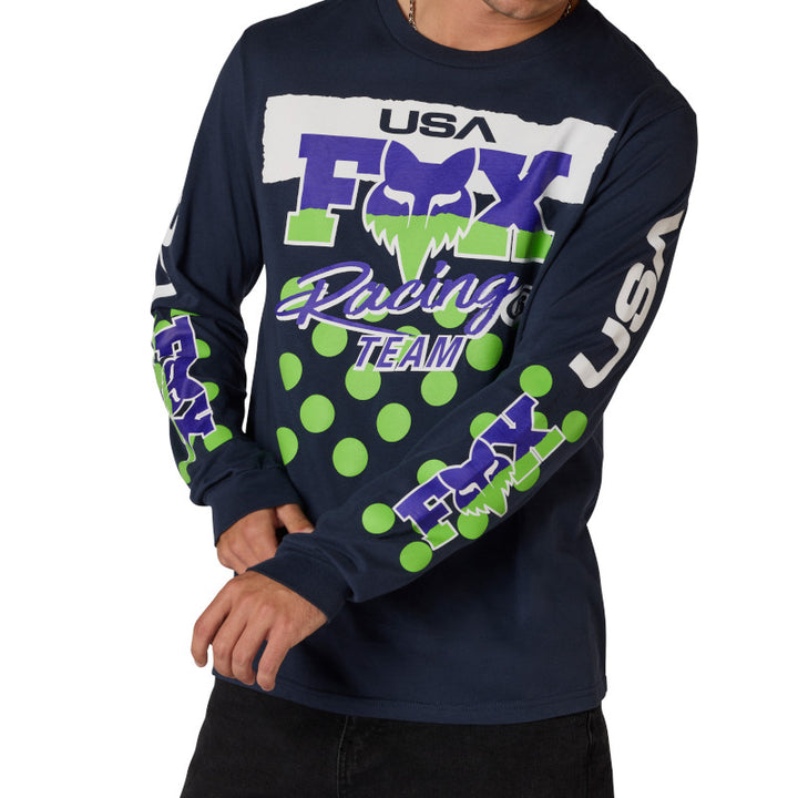 Fox HC94 195 Original Long Sleeve Tee Blue