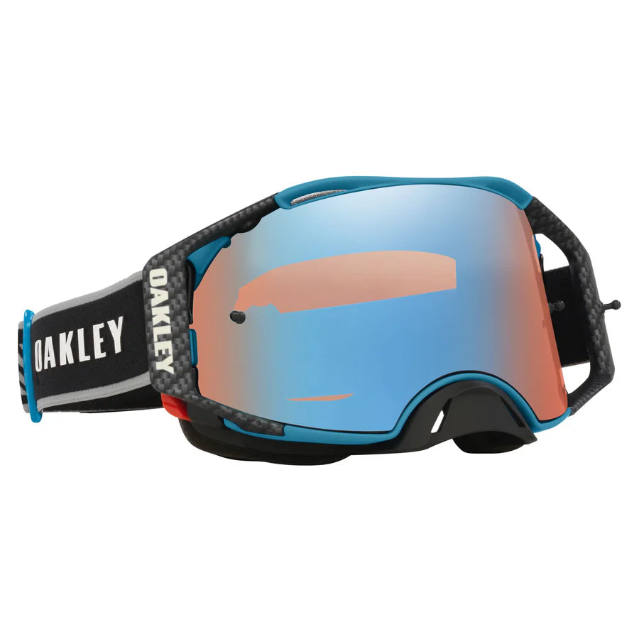 OAKLEY AIRBRAKE GOGGLES ELI TOMAC SIGNATURE BLUE- PRIZM SAPPHIRE IRIDIUM LENS