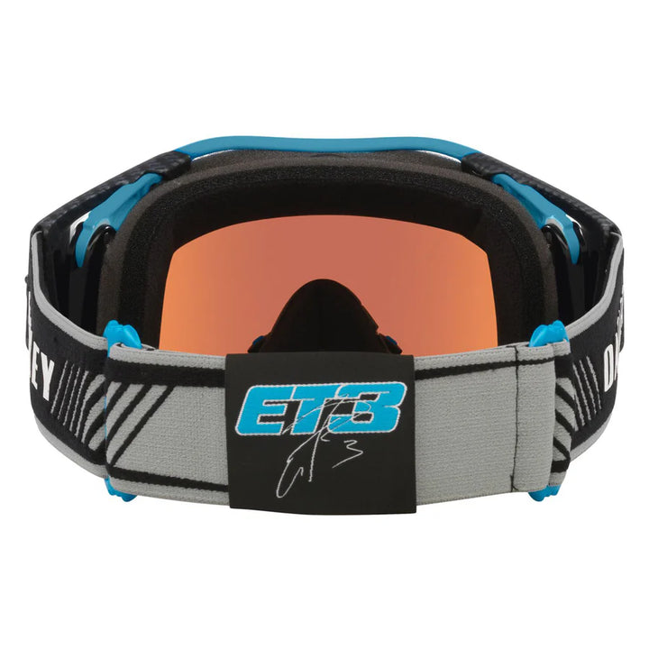 OAKLEY AIRBRAKE GOGGLES ELI TOMAC SIGNATURE BLUE- PRIZM SAPPHIRE IRIDIUM LENS