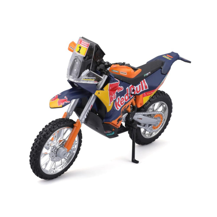 RED BULL KTM 450 RALLY DAKAR 1:18 SCALE DIECAST MX MODEL BIKE