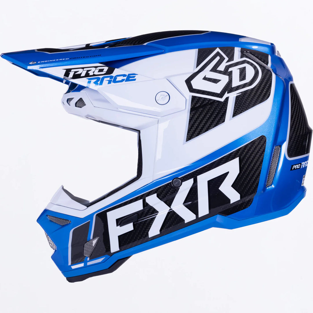 FXR 6D ATR-3 Cobalt Blue Helmet