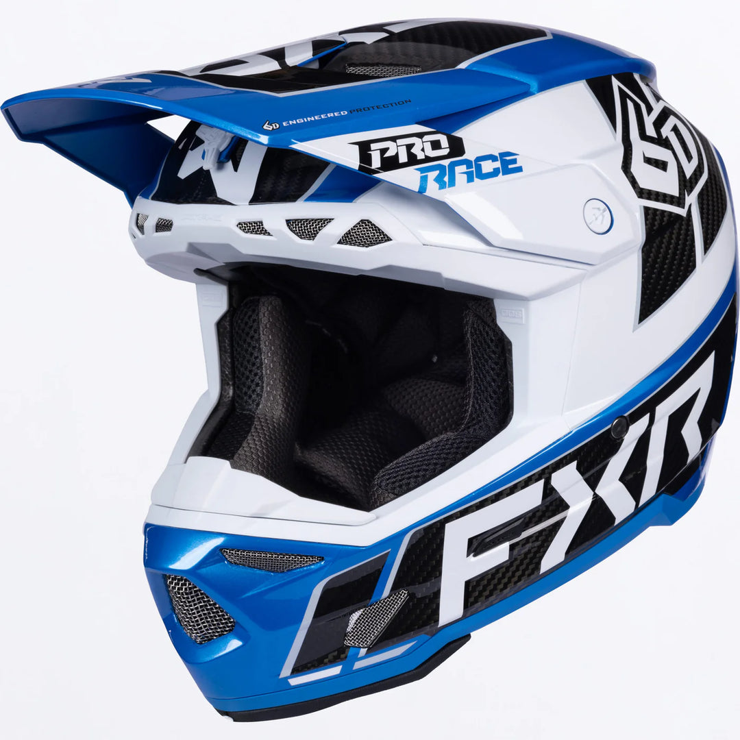 FXR 6D ATR-3 Cobalt Blue Helmet