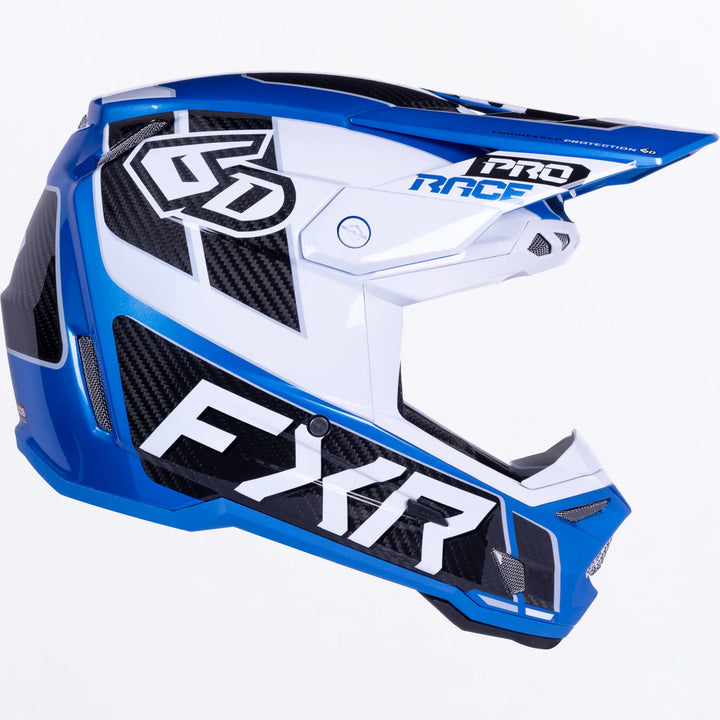 FXR 6D ATR-3 Cobalt Blue Helmet
