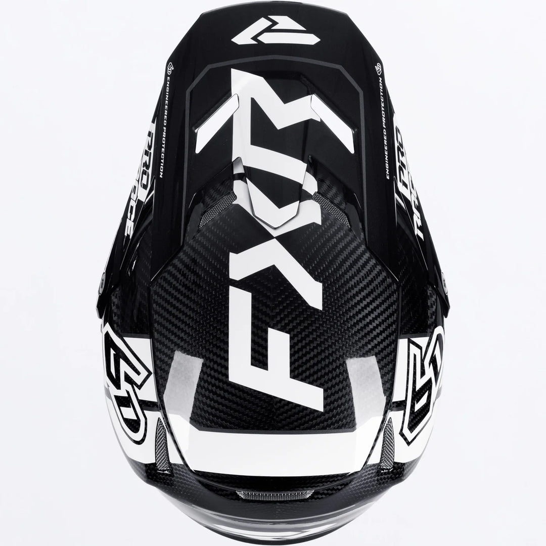 FXR 6D ATR-3 Prime Black White Helmet
